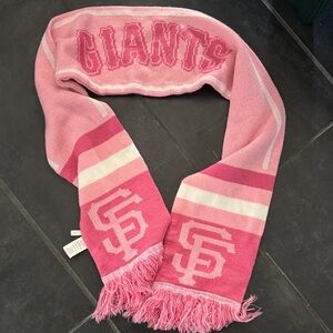 Pink Giants Scarf with Fringe